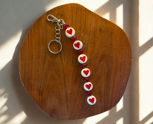 Hearts Key Charm