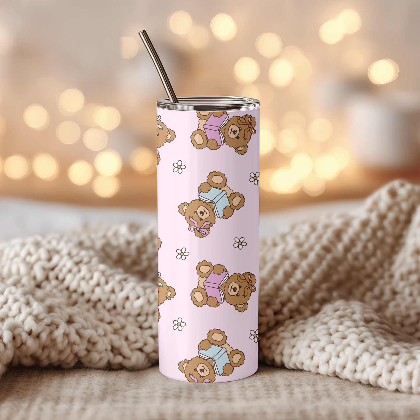 Reading Bear 20 oz Tumbler