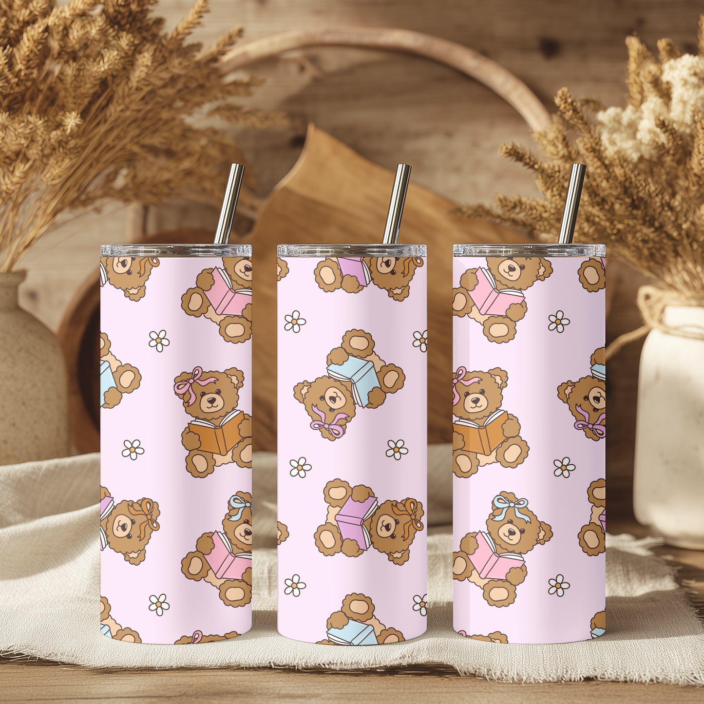 Reading Bear 20 oz Tumbler
