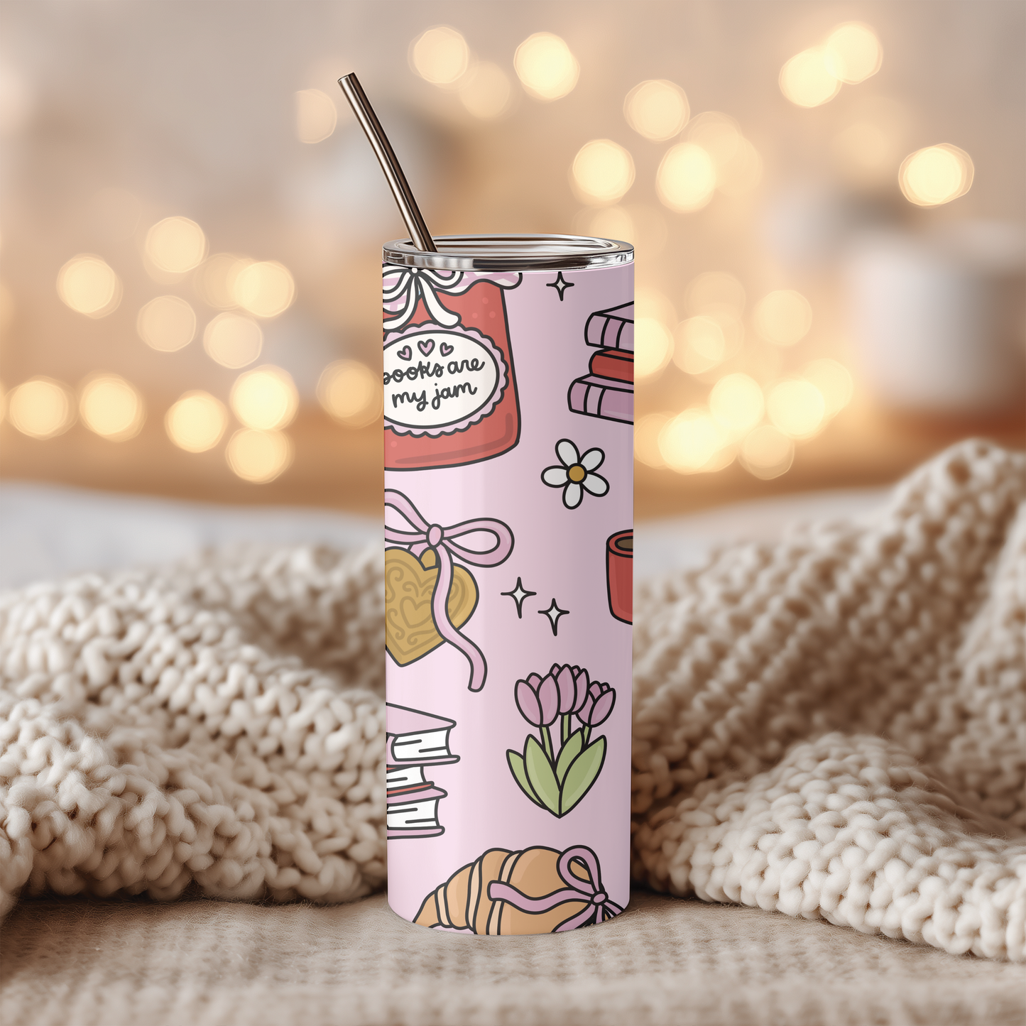 Books are my Jam 20oz Tumbler