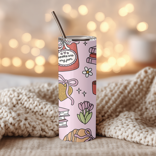 Books are my Jam 20oz Tumbler