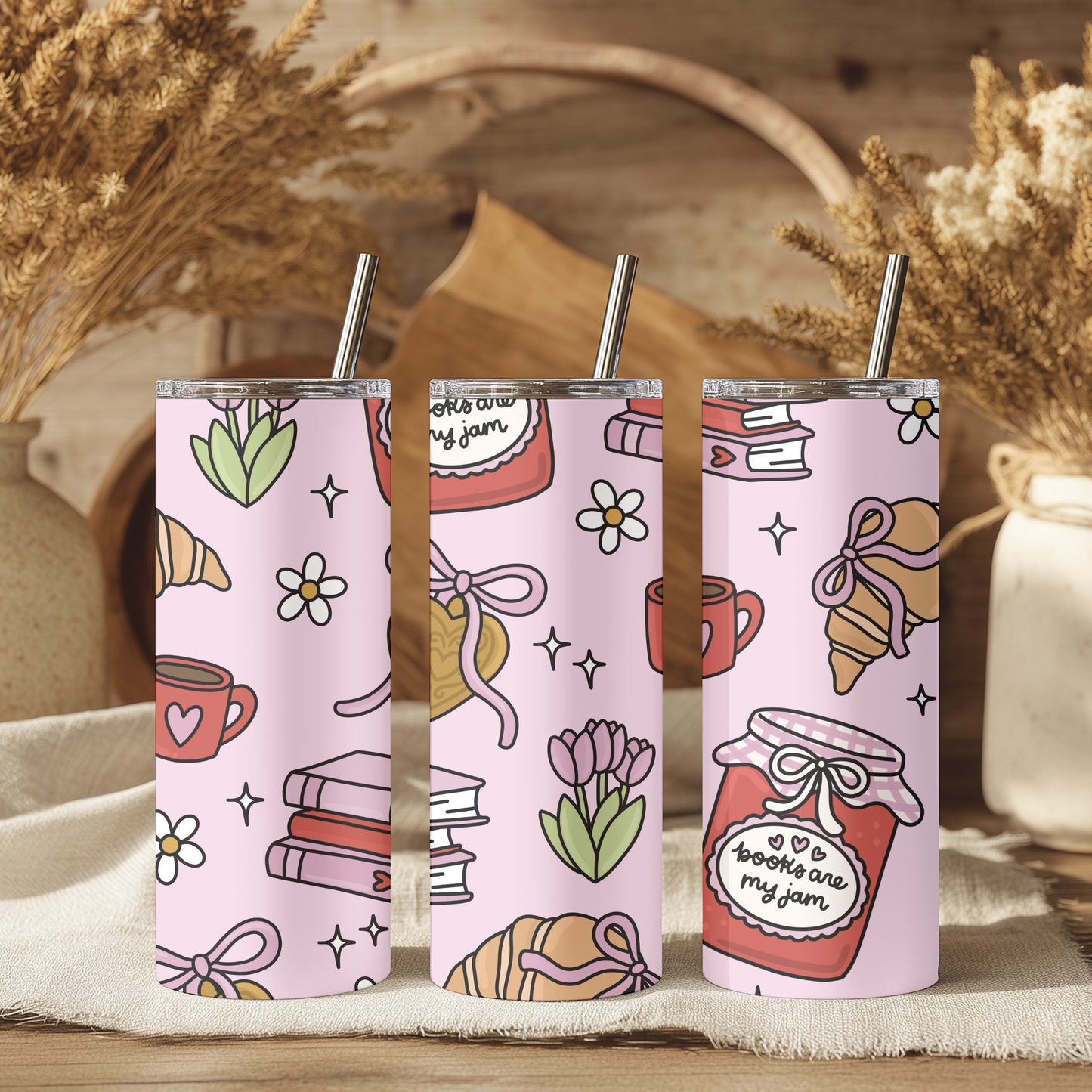 Books are my Jam 20oz Tumbler