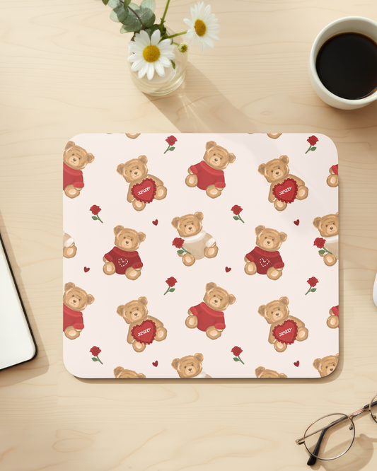 Teddy Love Mouse Pad