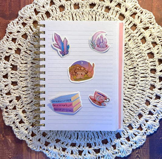 Crystal Dreams mini sticker collection